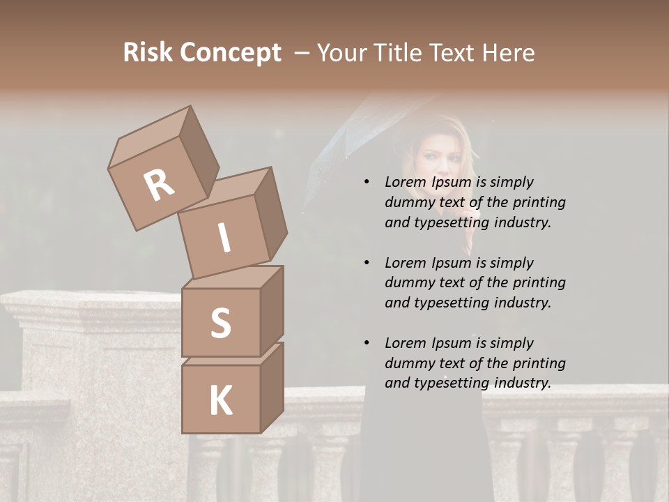 Cool Person Blond PowerPoint Template