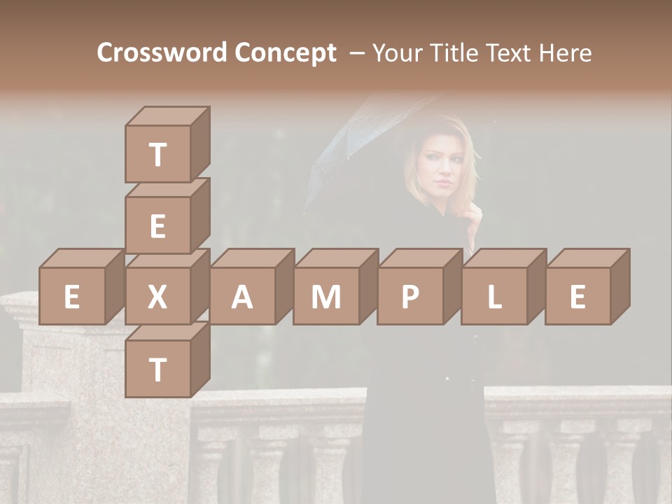 Cool Person Blond PowerPoint Template