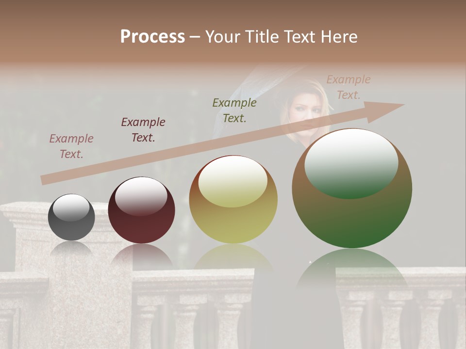 Cool Person Blond PowerPoint Template