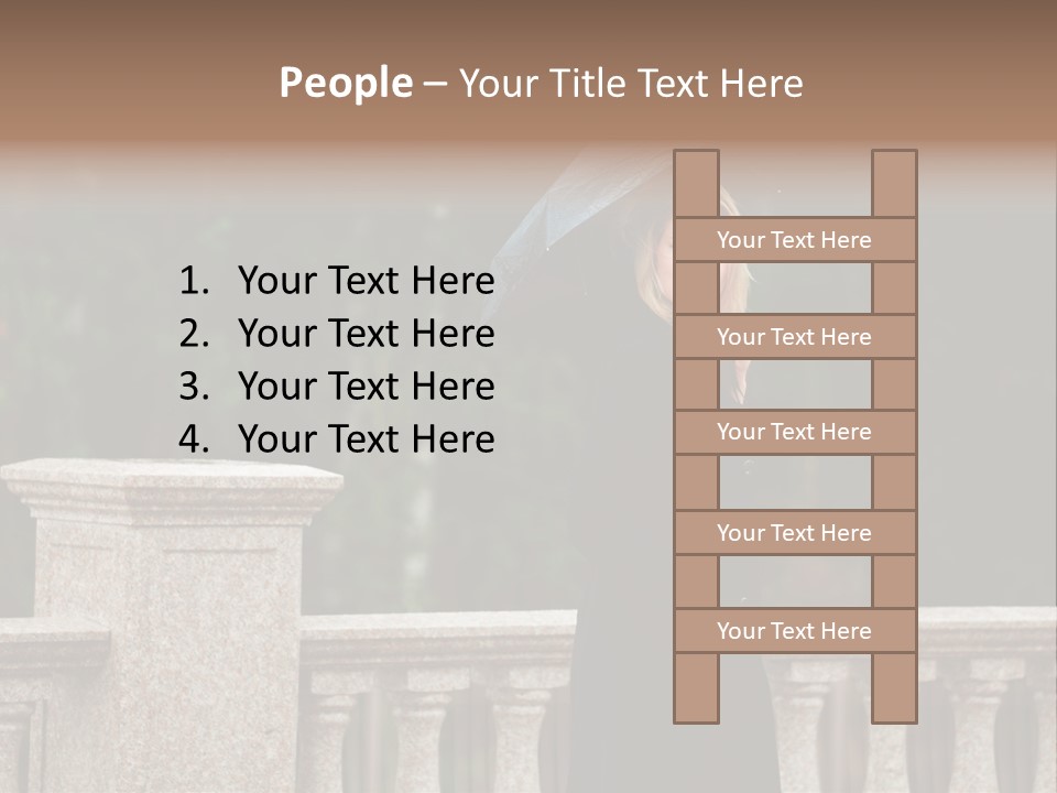Cool Person Blond PowerPoint Template