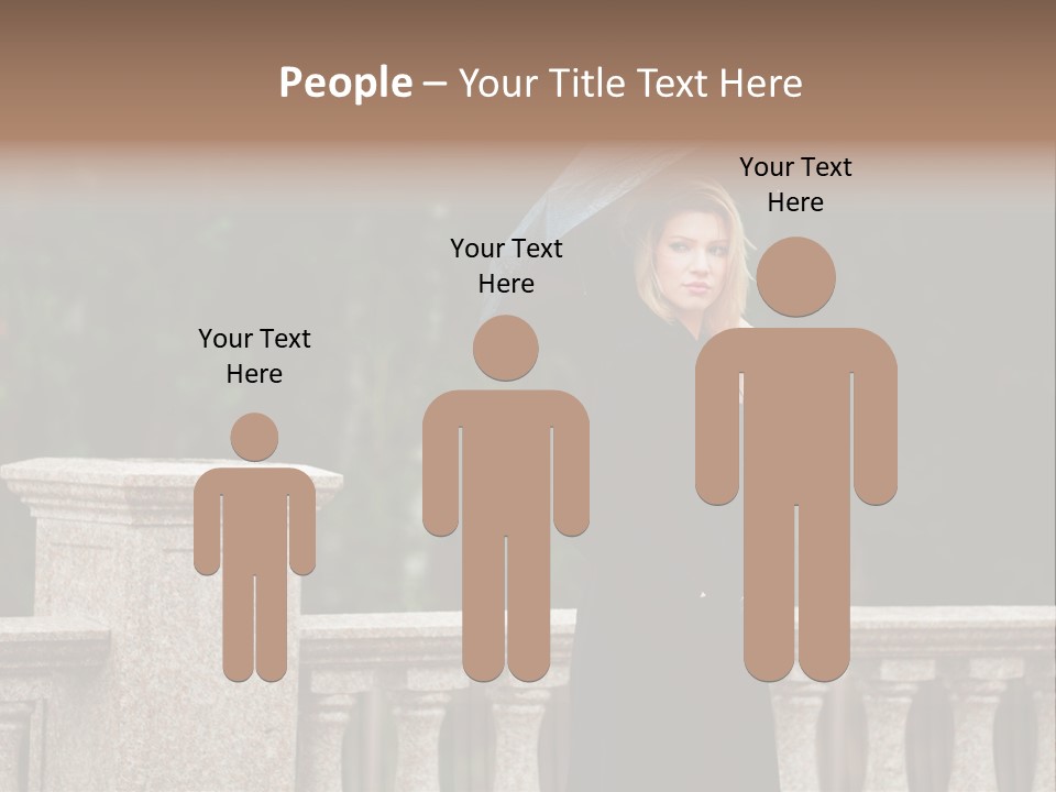 Cool Person Blond PowerPoint Template