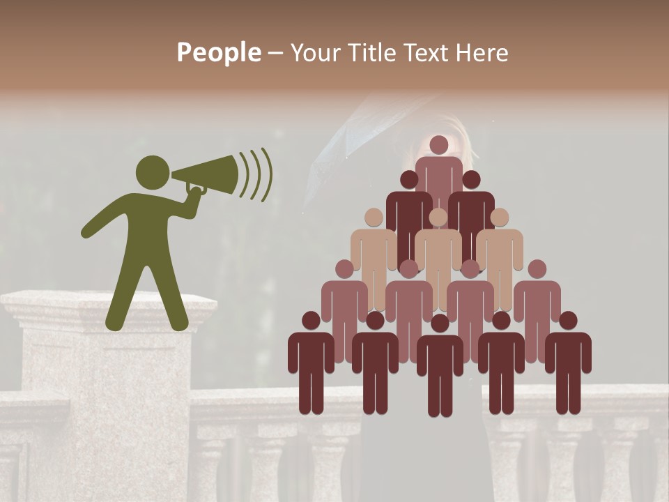 Cool Person Blond PowerPoint Template