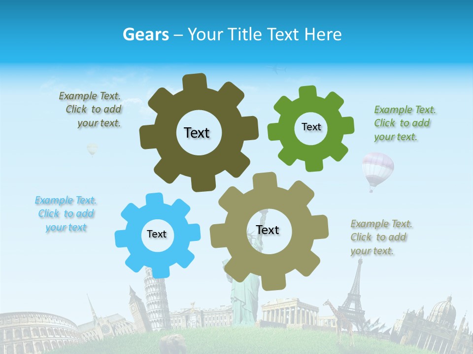 Style Building Paris PowerPoint Template