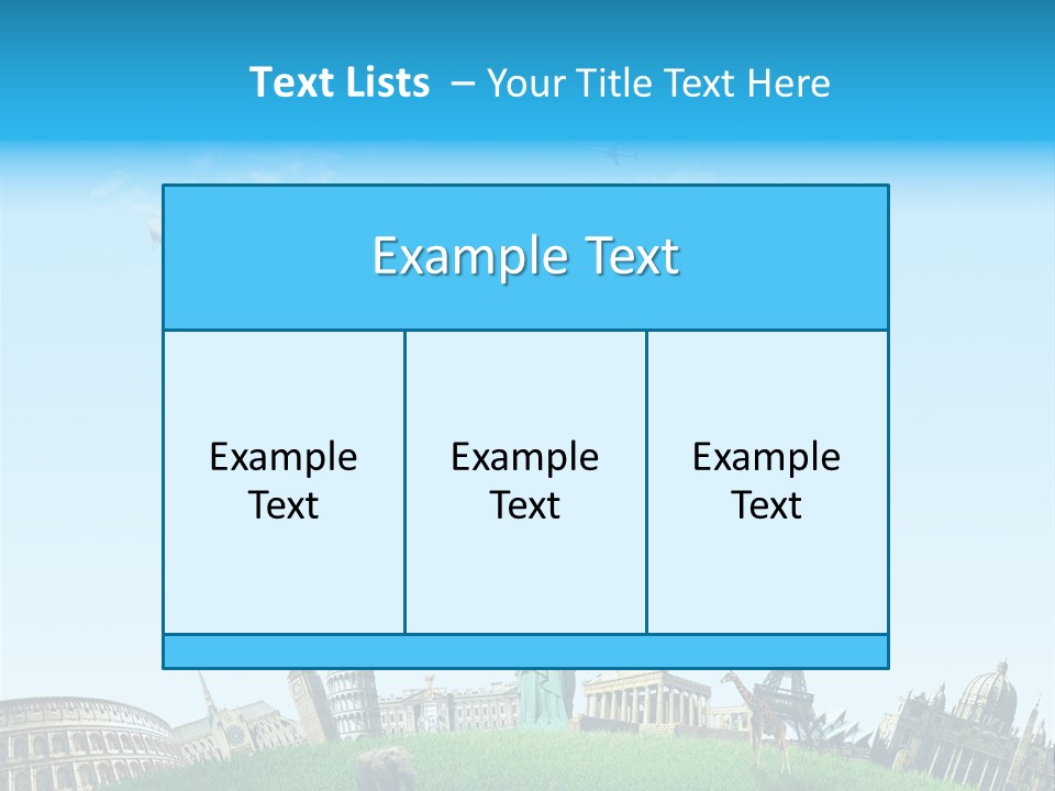 Style Building Paris PowerPoint Template