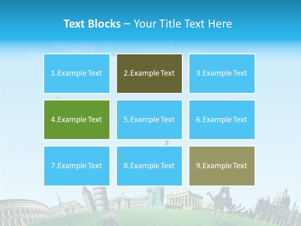 Style Building Paris PowerPoint Template
