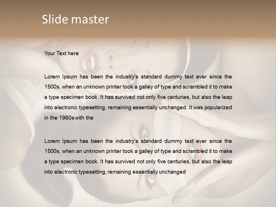 Therapy Hand Female PowerPoint Template