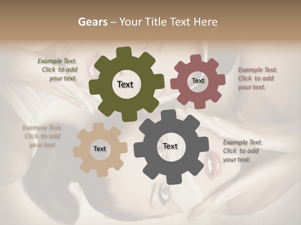Therapy Hand Female PowerPoint Template