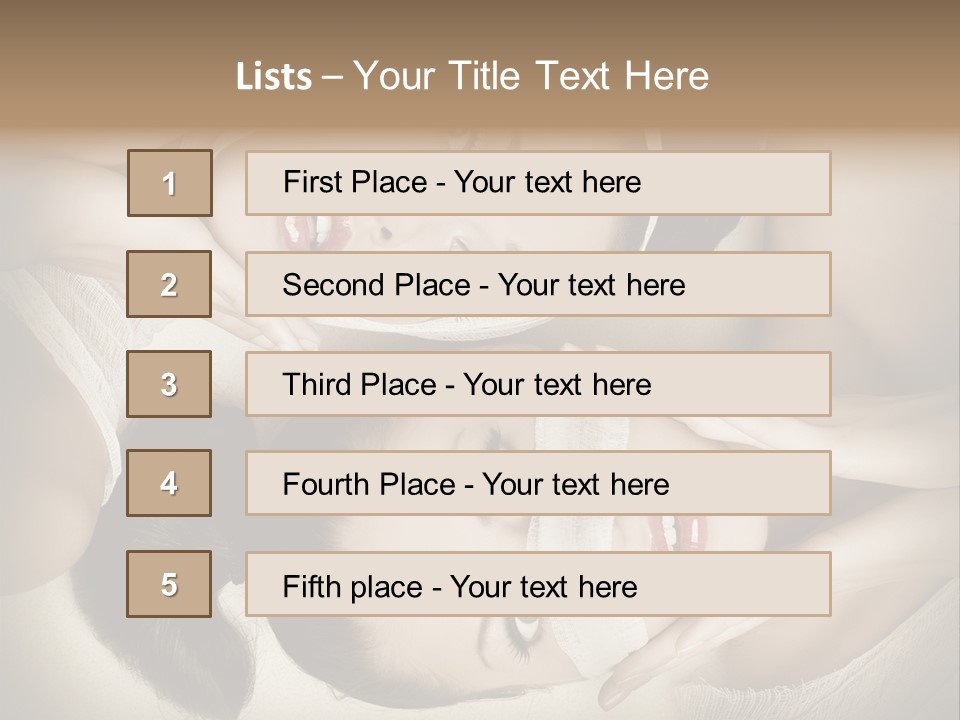 Therapy Hand Female PowerPoint Template