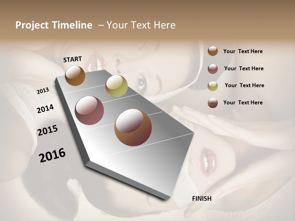 Therapy Hand Female PowerPoint Template