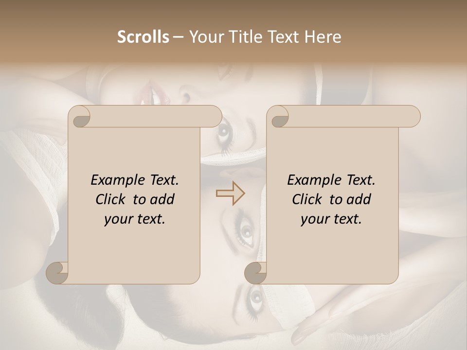 Therapy Hand Female PowerPoint Template