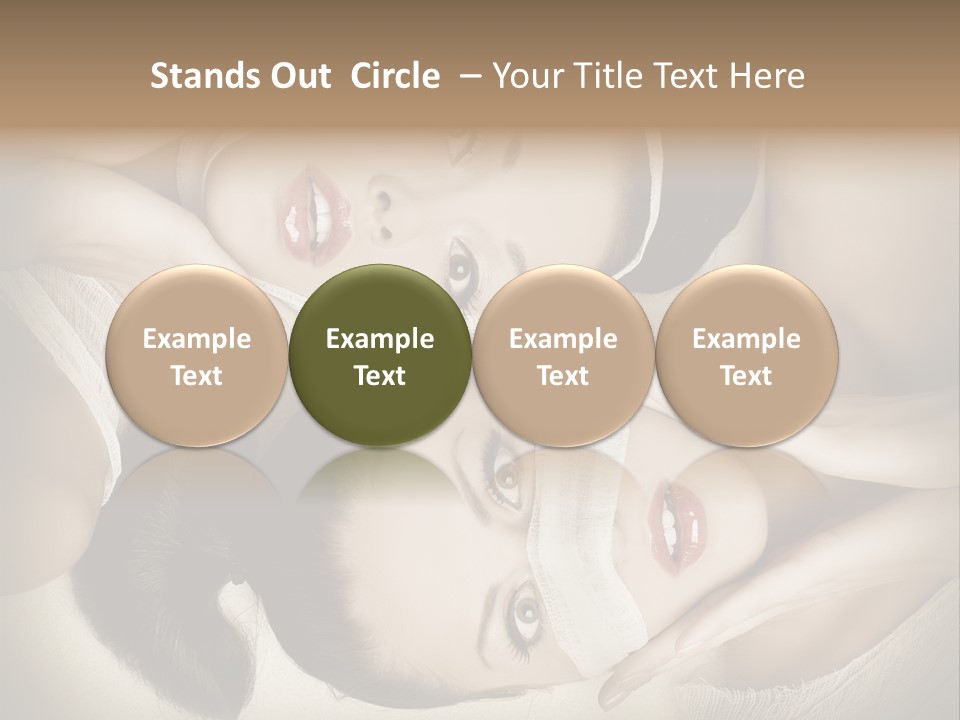 Therapy Hand Female PowerPoint Template