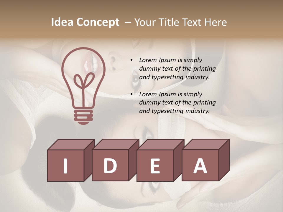 Therapy Hand Female PowerPoint Template