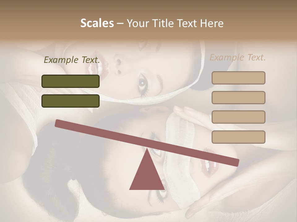 Therapy Hand Female PowerPoint Template