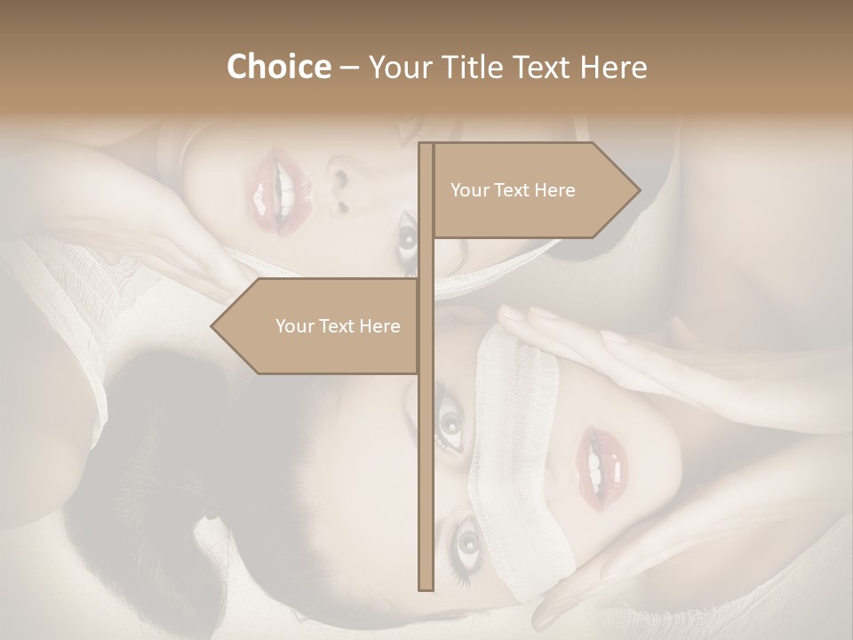 Therapy Hand Female PowerPoint Template