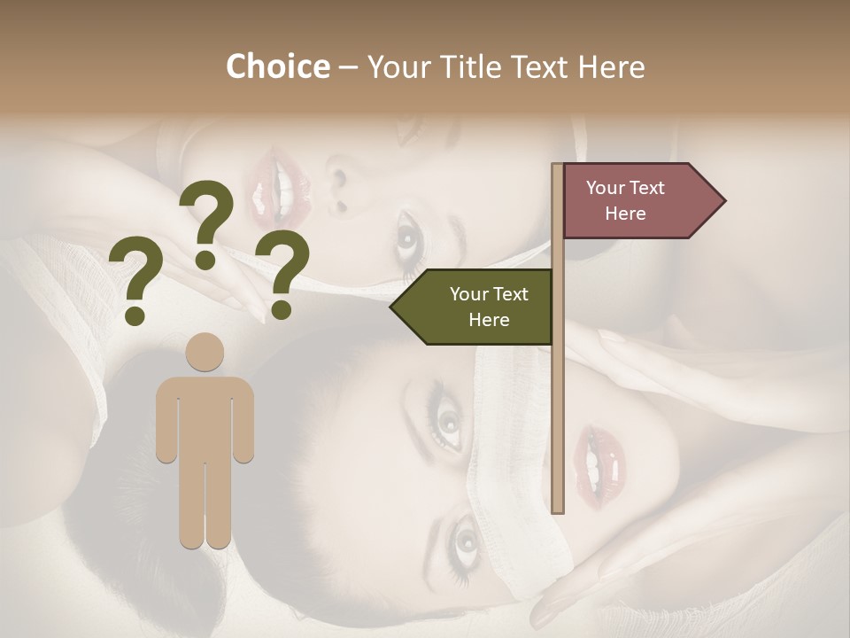 Therapy Hand Female PowerPoint Template