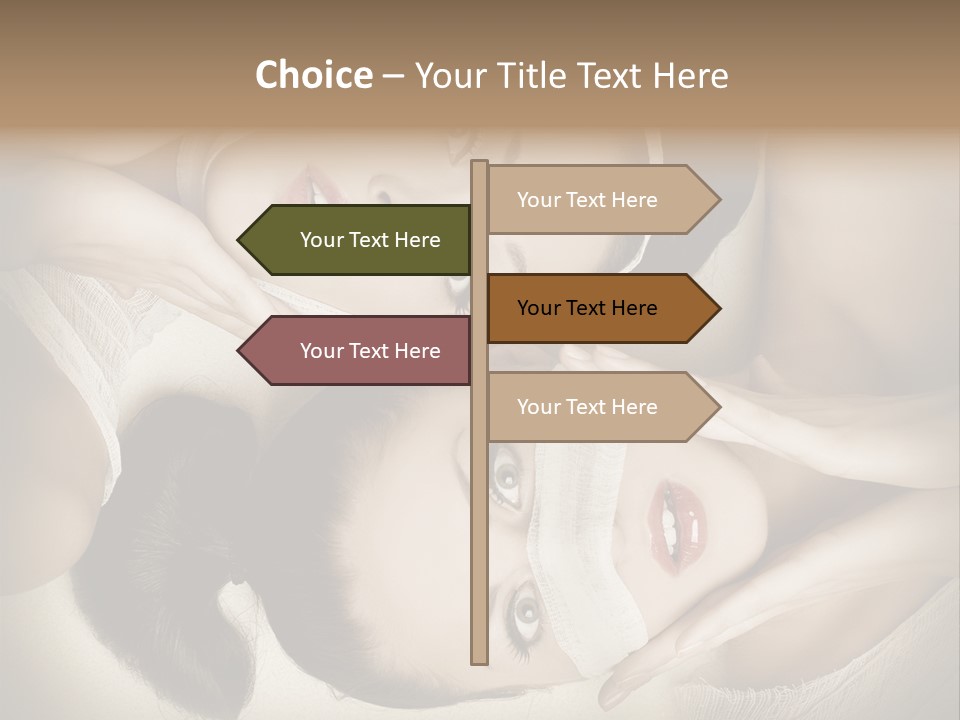 Therapy Hand Female PowerPoint Template