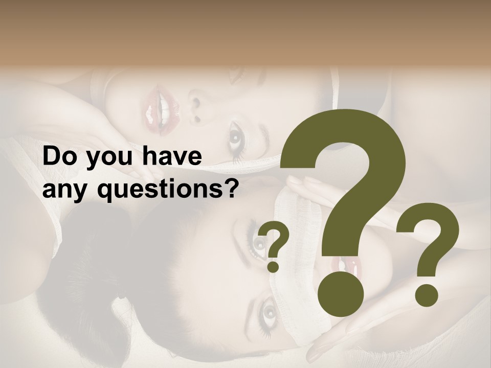 Therapy Hand Female PowerPoint Template