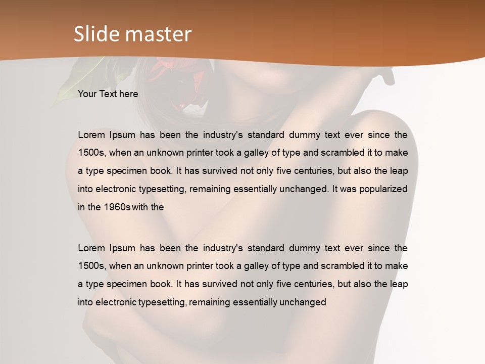 Art Makeup Voluptuous PowerPoint Template