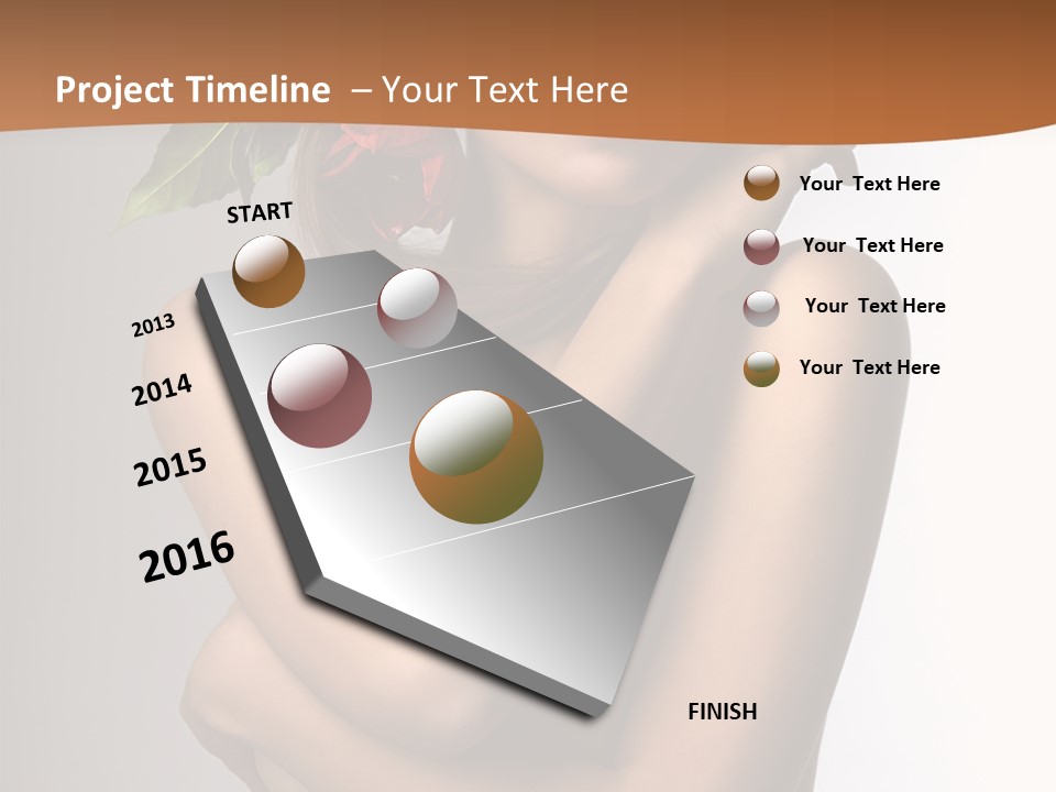 Art Makeup Voluptuous PowerPoint Template