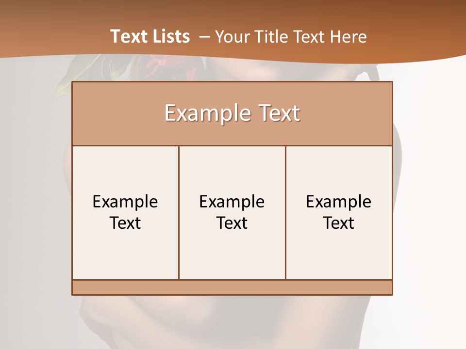 Art Makeup Voluptuous PowerPoint Template