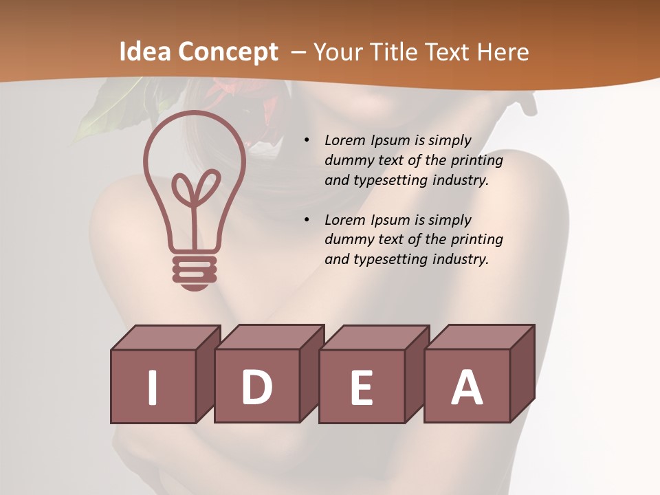 Art Makeup Voluptuous PowerPoint Template