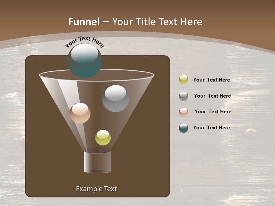 Rivet Wooden Wall PowerPoint Template