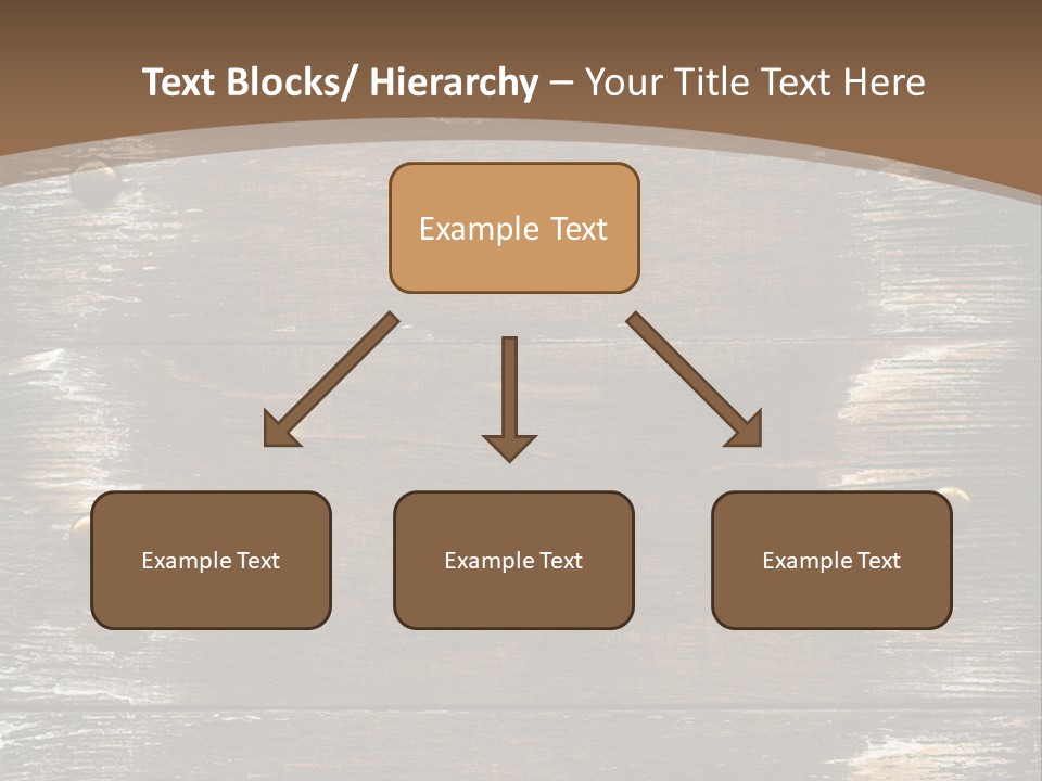 Rivet Wooden Wall PowerPoint Template