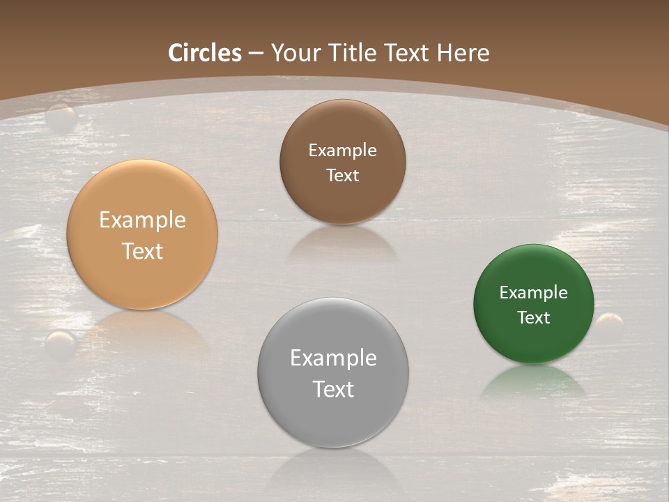 Rivet Wooden Wall PowerPoint Template