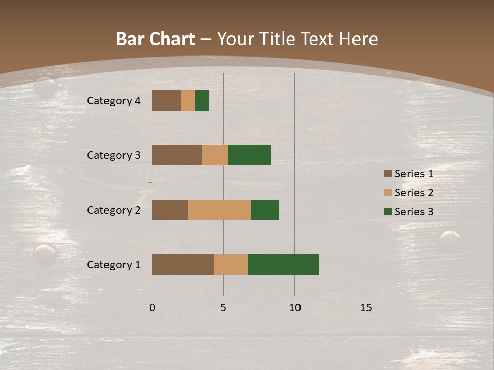 Rivet Wooden Wall PowerPoint Template