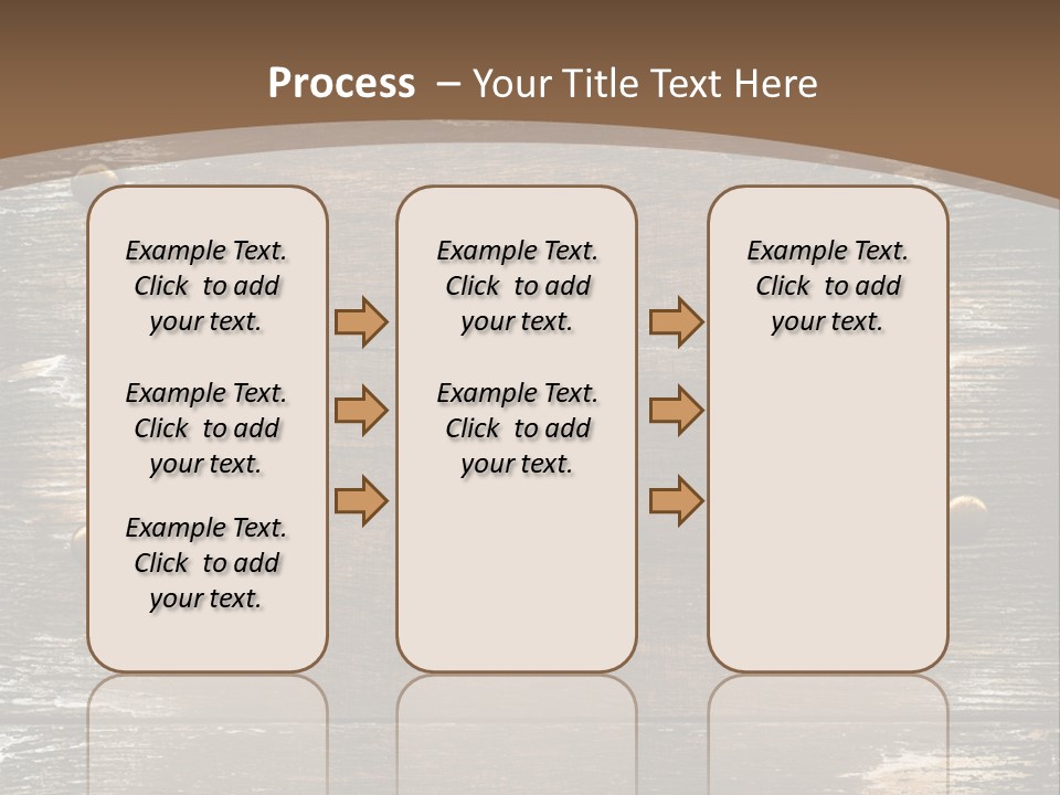 Rivet Wooden Wall PowerPoint Template