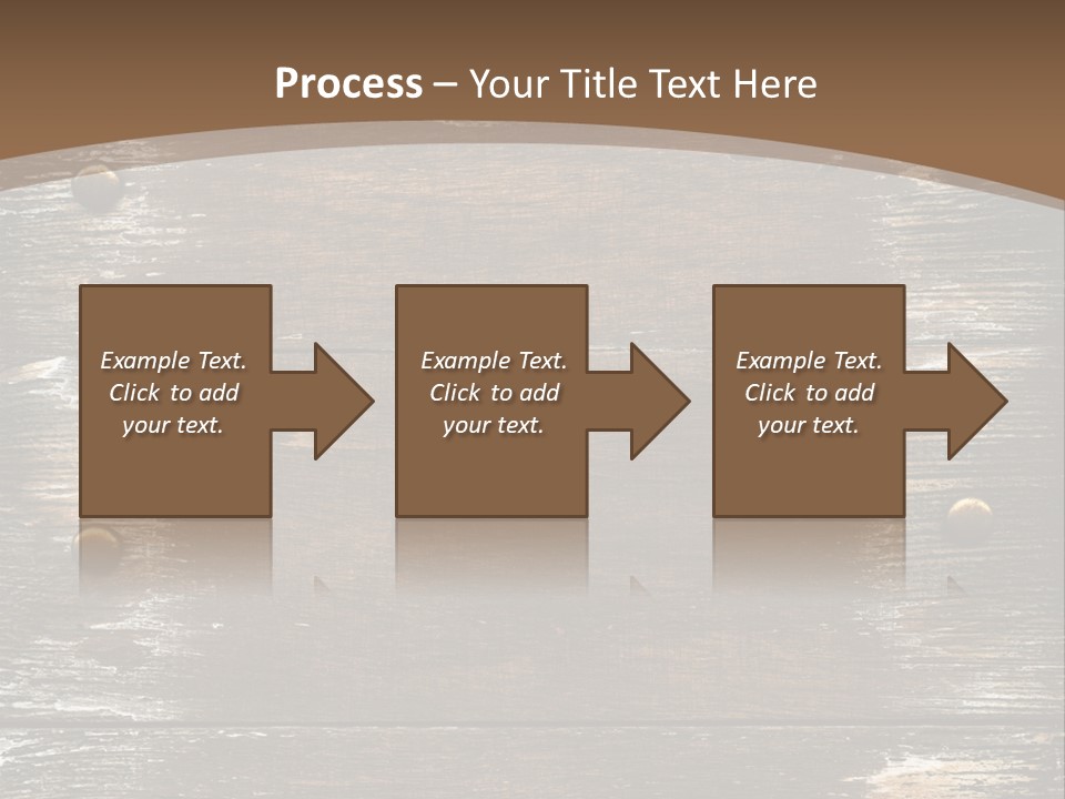 Rivet Wooden Wall PowerPoint Template