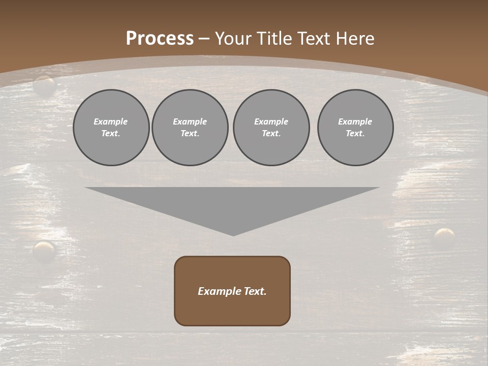Rivet Wooden Wall PowerPoint Template
