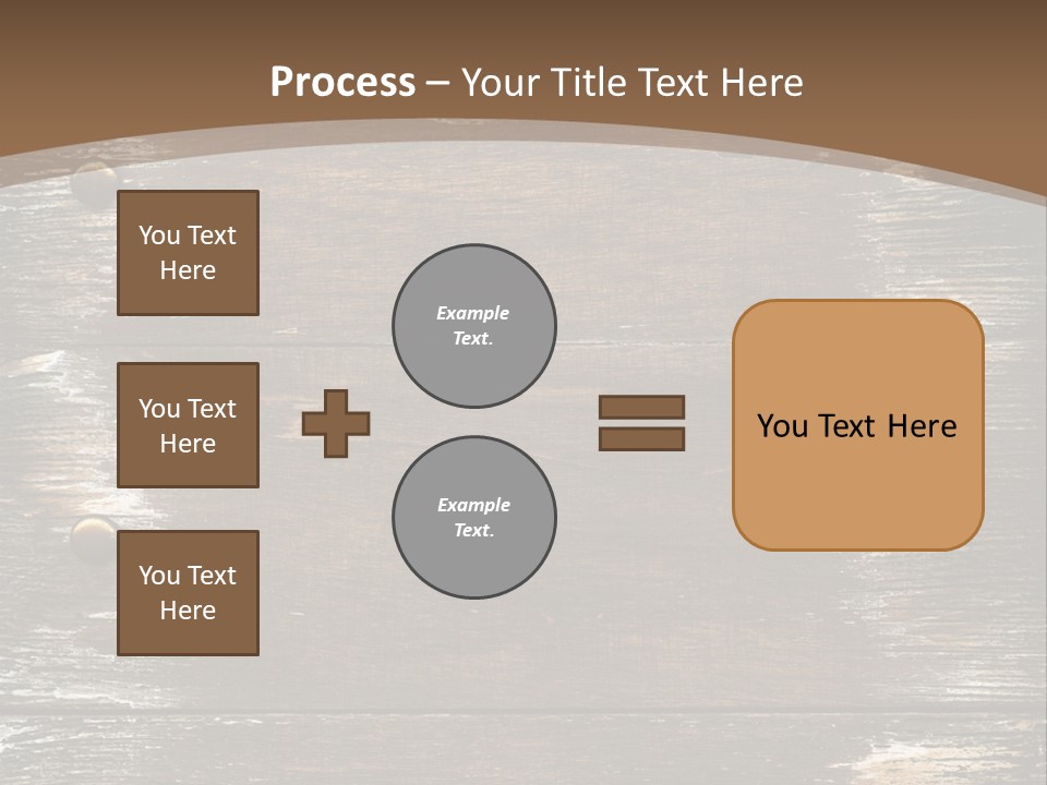 Rivet Wooden Wall PowerPoint Template