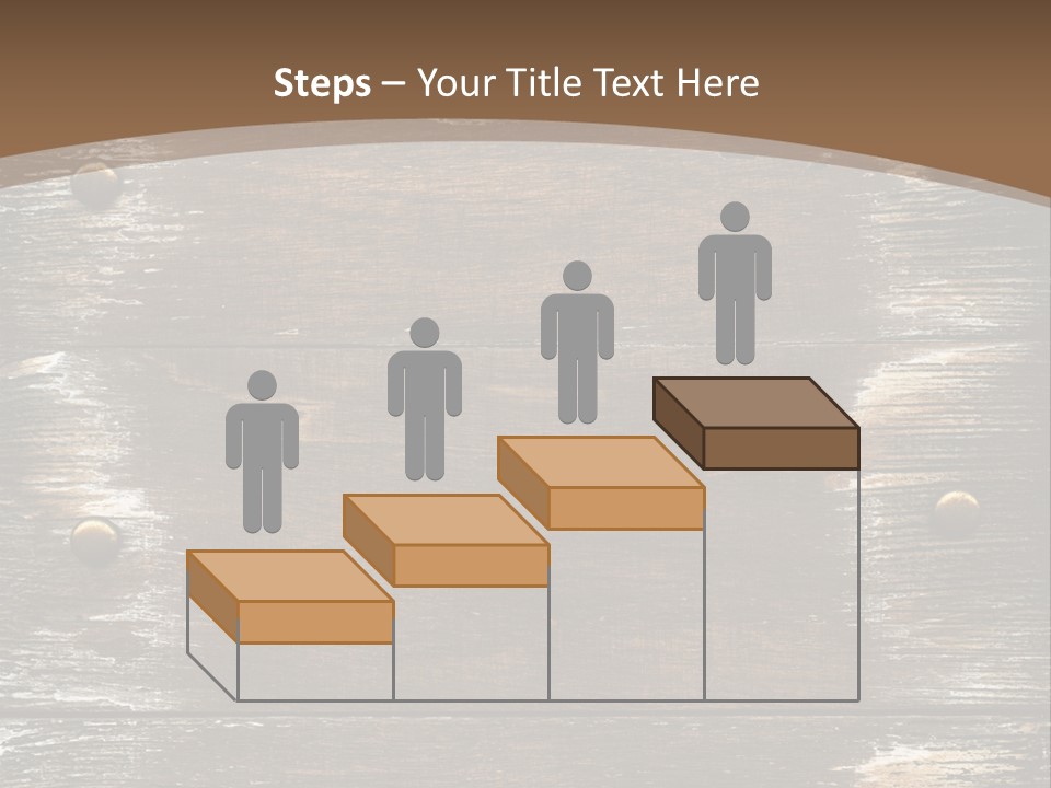 Rivet Wooden Wall PowerPoint Template