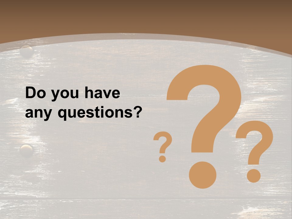 Rivet Wooden Wall PowerPoint Template