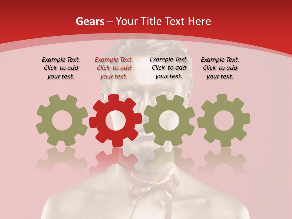 Gift Guy Portrait PowerPoint Template