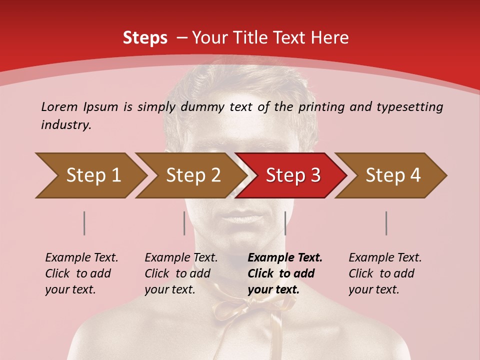 Gift Guy Portrait PowerPoint Template