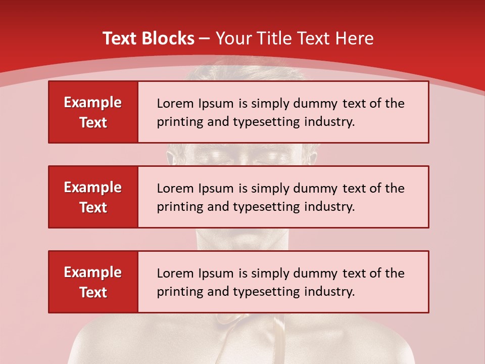 Gift Guy Portrait PowerPoint Template