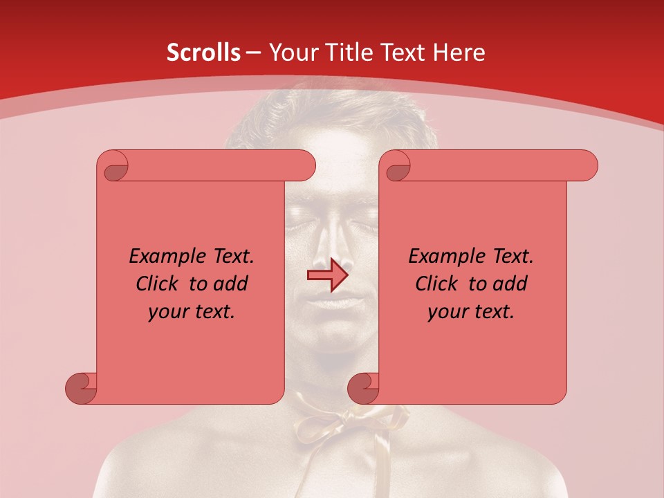 Gift Guy Portrait PowerPoint Template