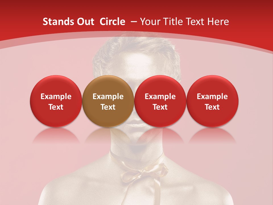 Gift Guy Portrait PowerPoint Template