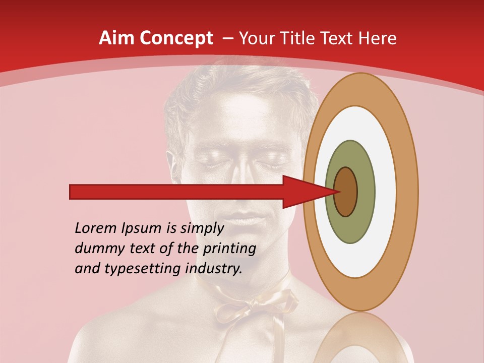 Gift Guy Portrait PowerPoint Template