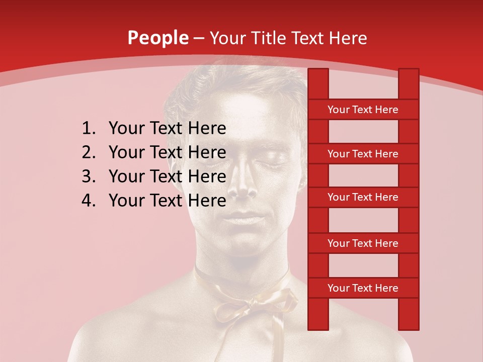 Gift Guy Portrait PowerPoint Template