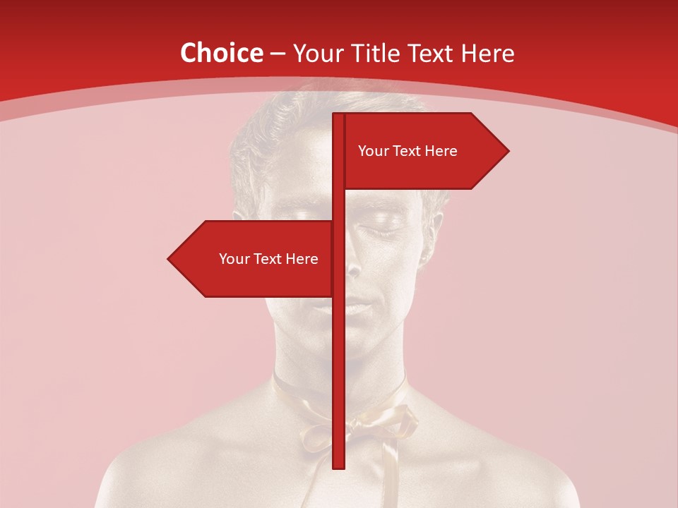 Gift Guy Portrait PowerPoint Template