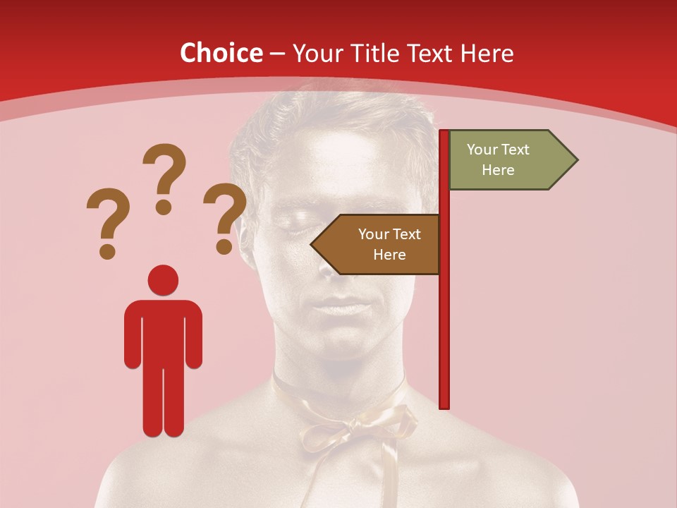 Gift Guy Portrait PowerPoint Template