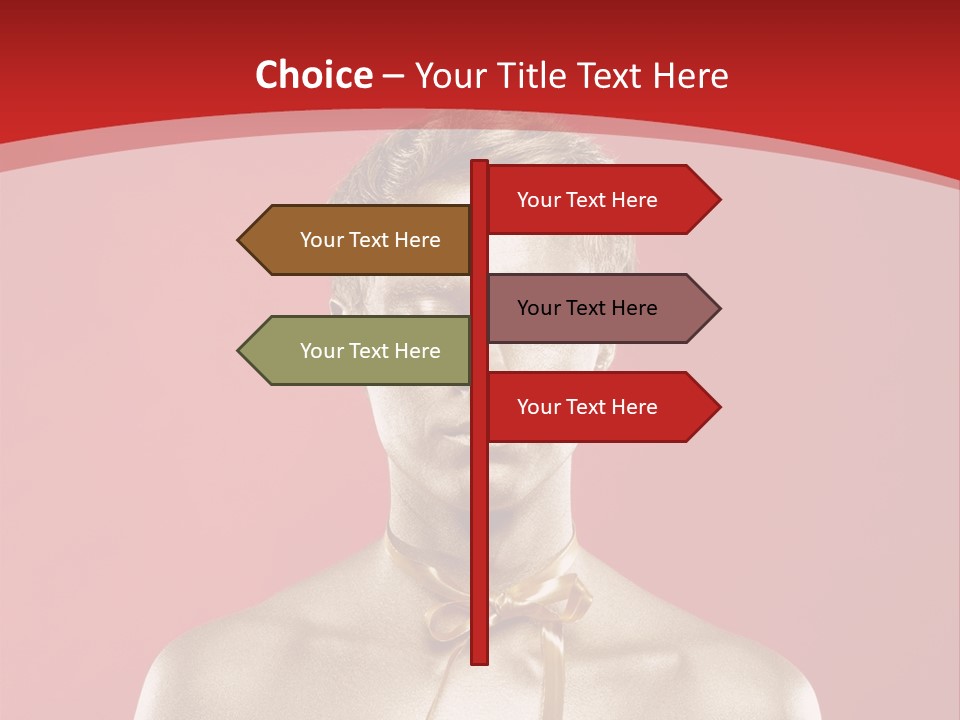 Gift Guy Portrait PowerPoint Template