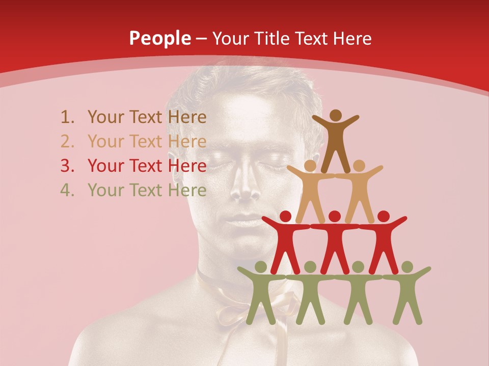 Gift Guy Portrait PowerPoint Template