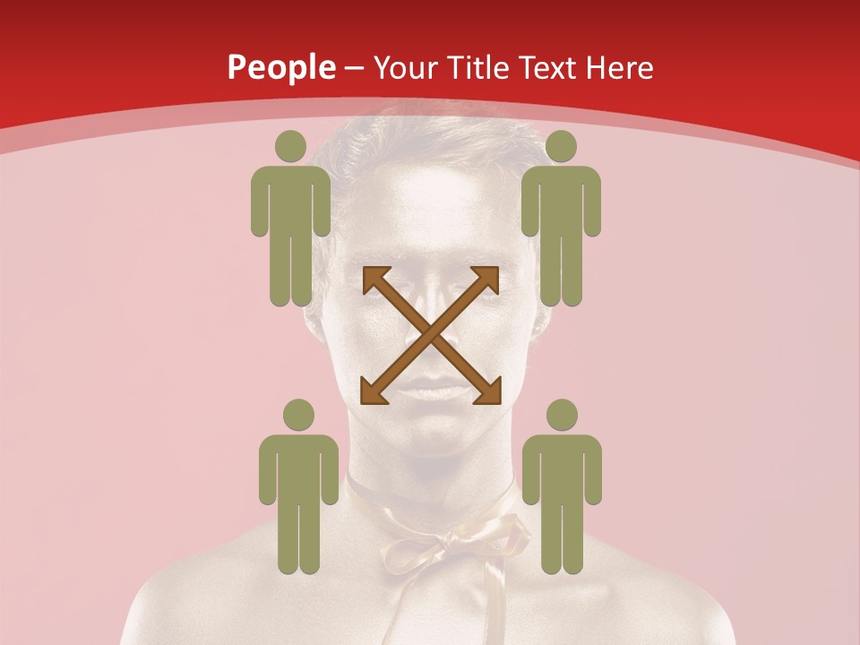 Gift Guy Portrait PowerPoint Template