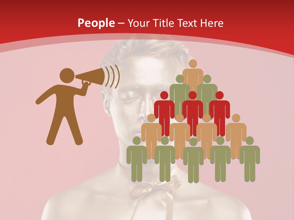 Gift Guy Portrait PowerPoint Template