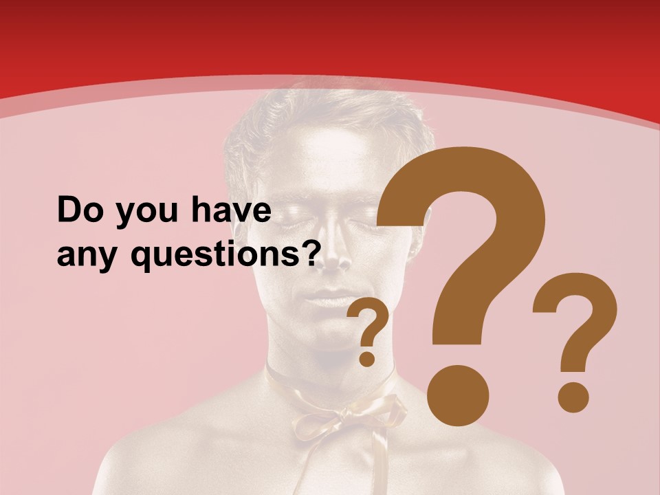 Gift Guy Portrait PowerPoint Template