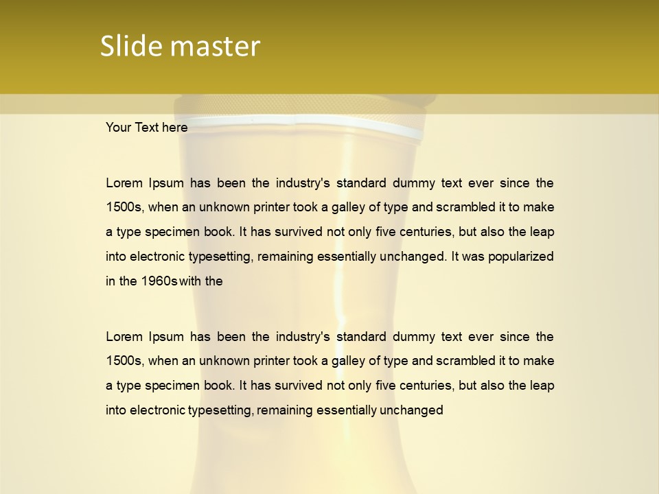 Joyful Background Crazy PowerPoint Template